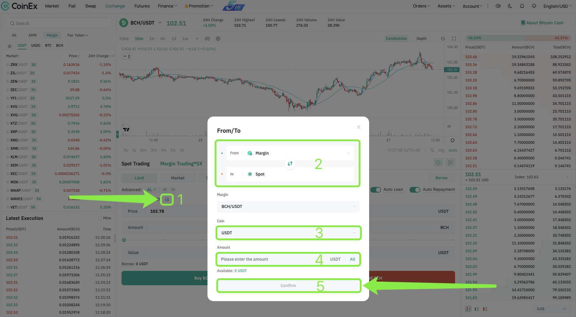 Coinex Margin Trading Guide Coinex Help Center