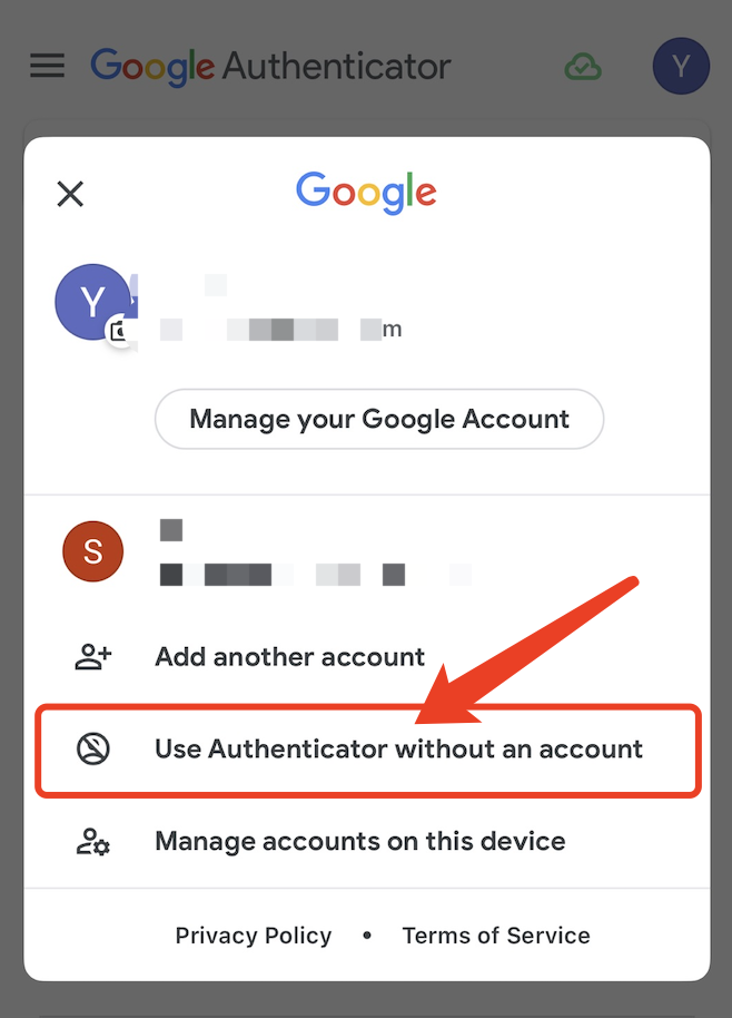 How to Turn Off the Account Synchronization of Google Authenticator ...