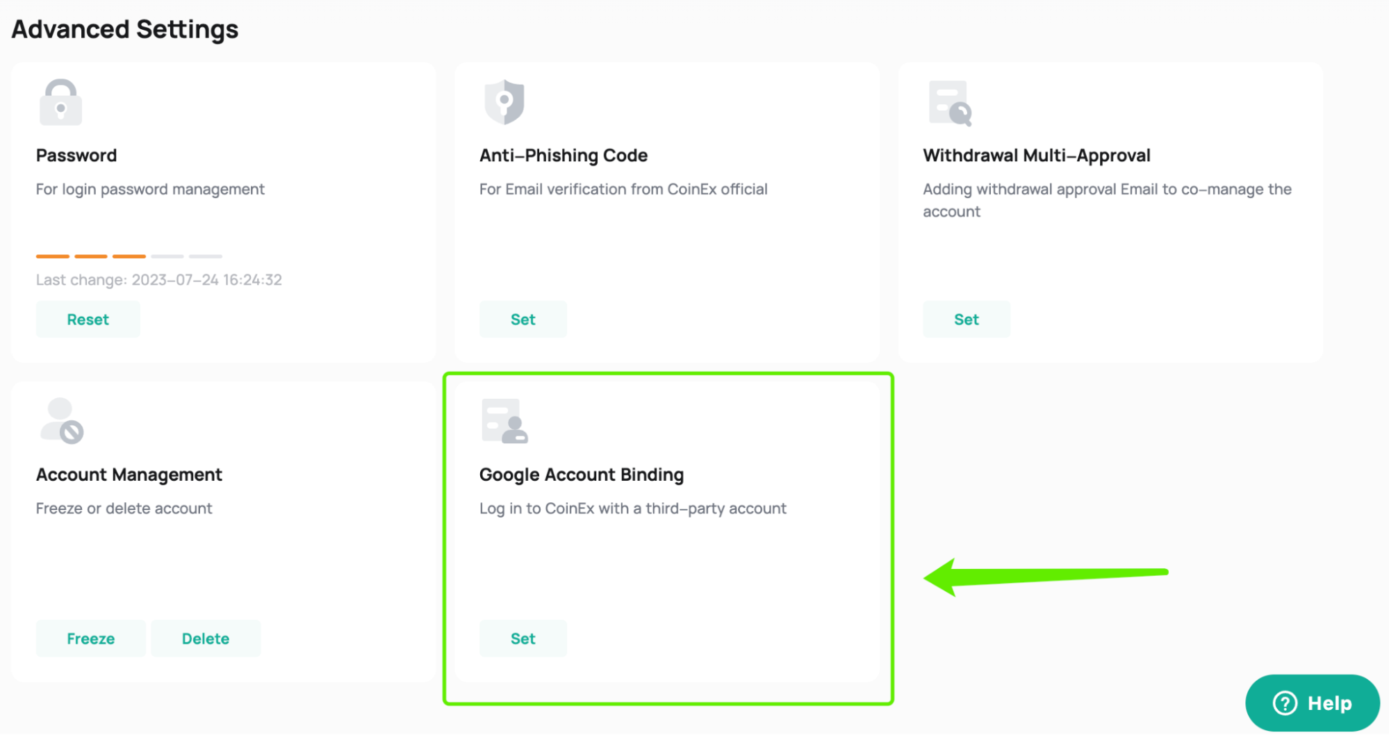 How to Bind Google Account CoinEx Help Center