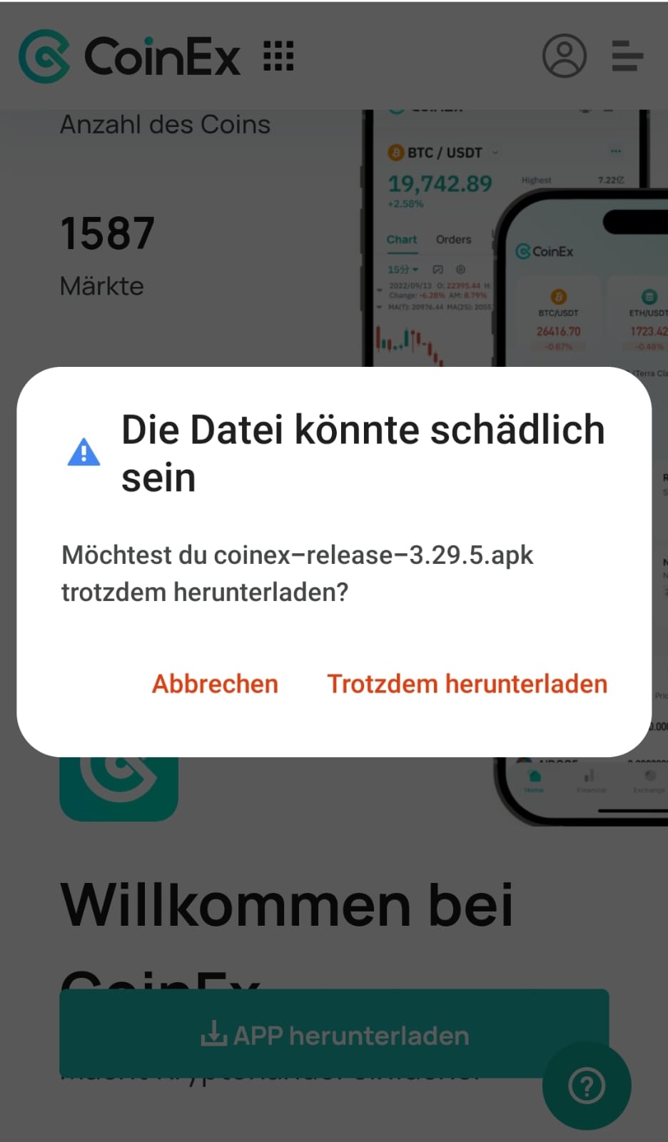 CoinEx App Download-Anleitung – Android – CoinEx Hilfe-Center