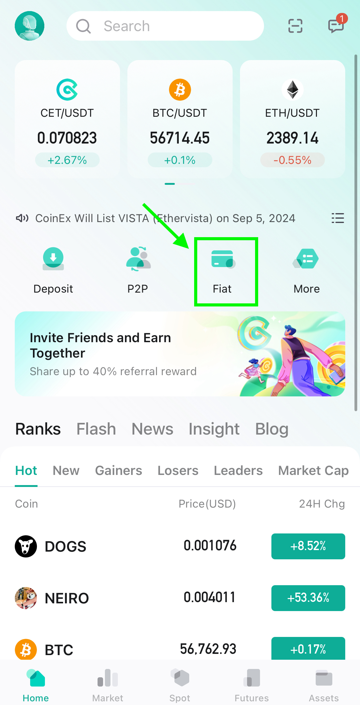 How To Buy Cryptos From Payment Partners On Coinex Coinex Help Center