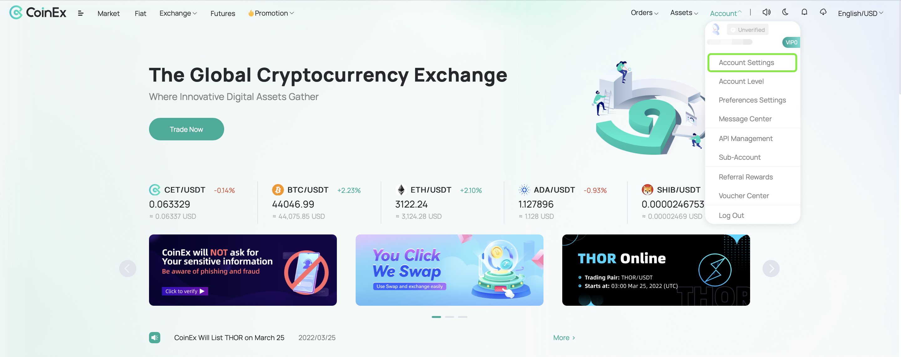 How to Bind Mobile Number CoinEx Help Center