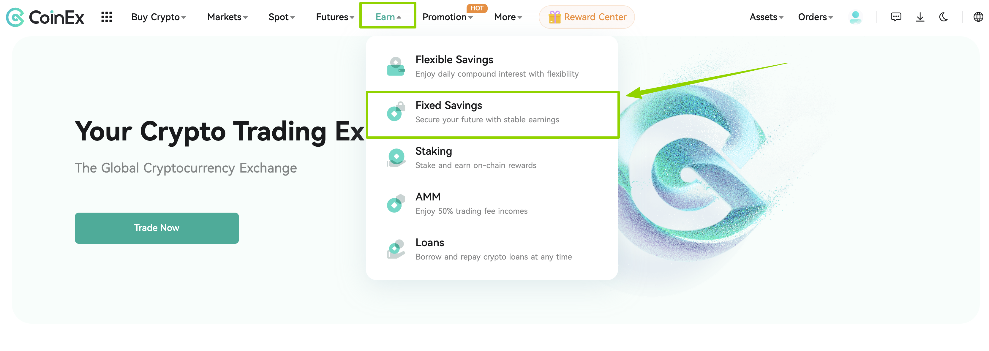 Fixed Savings: A Step-by-Step Guide (Web) – CoinEx Help Center