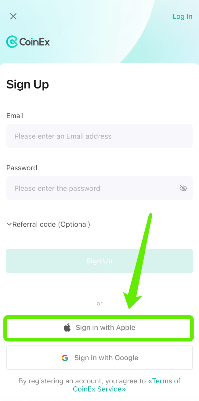 도움말 | CoinEx 회원가입 & 로그인 가이드 (앱)