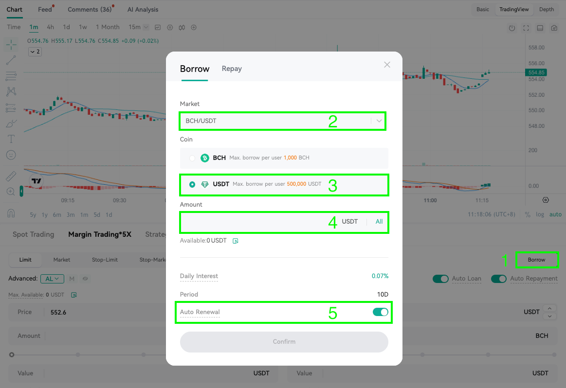 How to Buy Long with Margin Trading (Web) – CoinEx Help Center