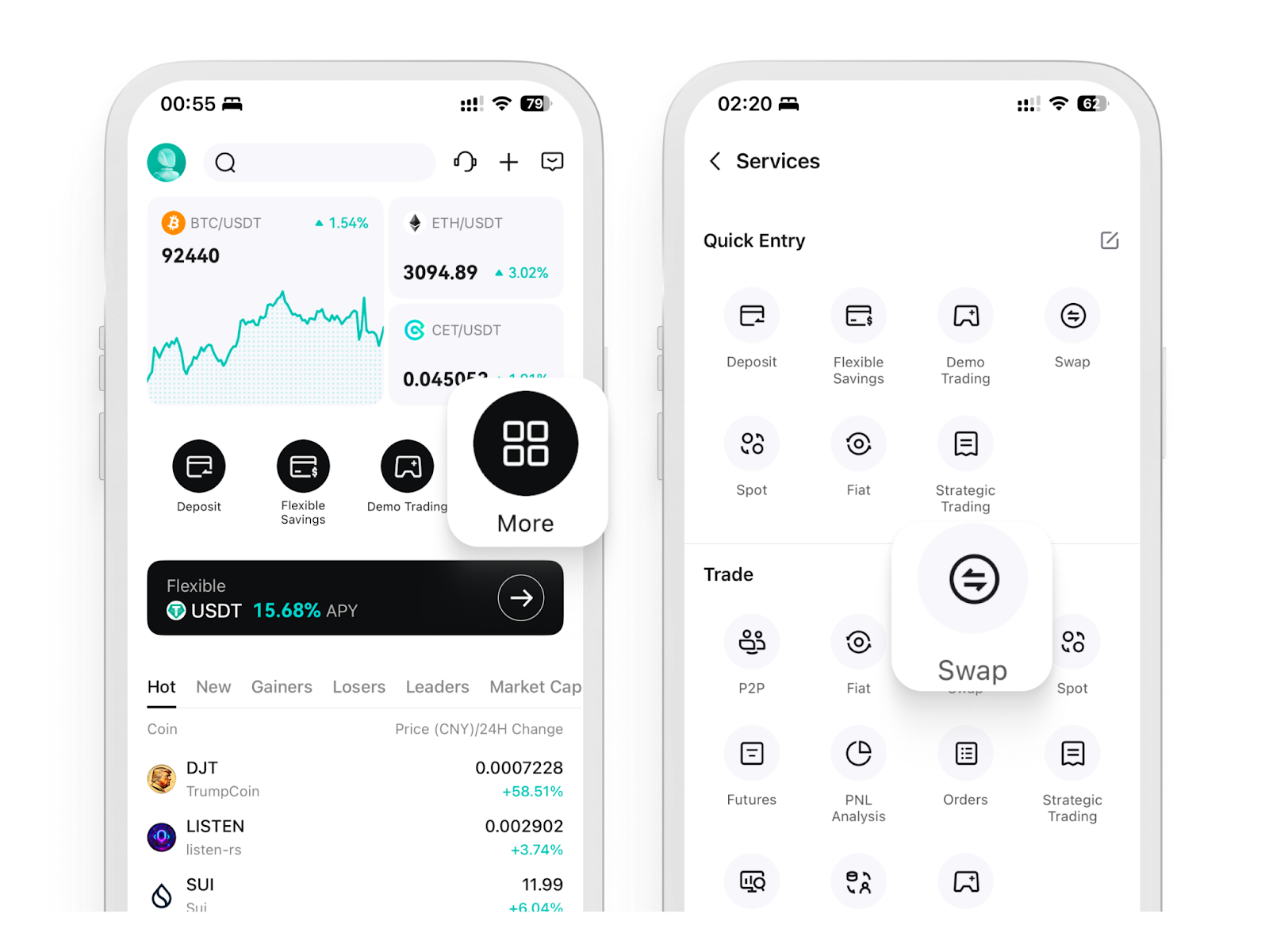 How to Use Swap (App) – CoinEx Help Center