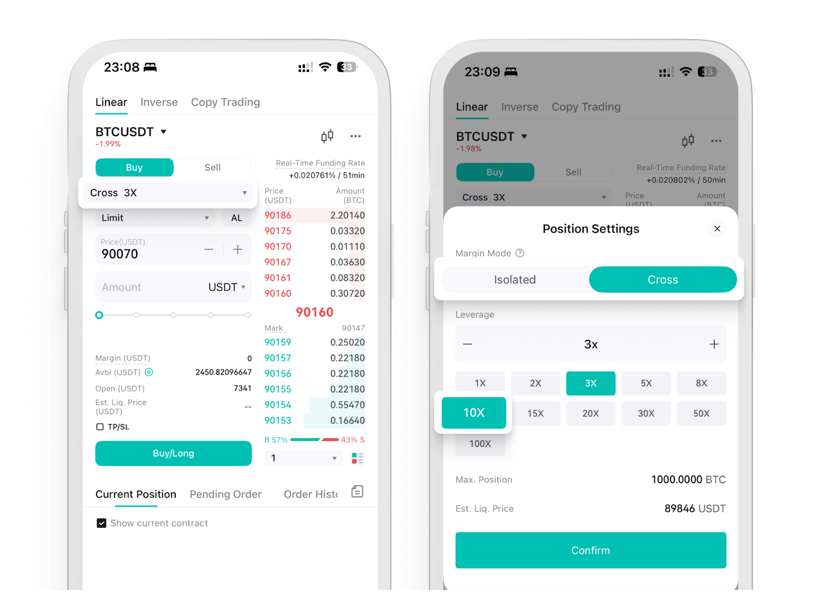 도움말 | How to Complete Futures Trading (App)