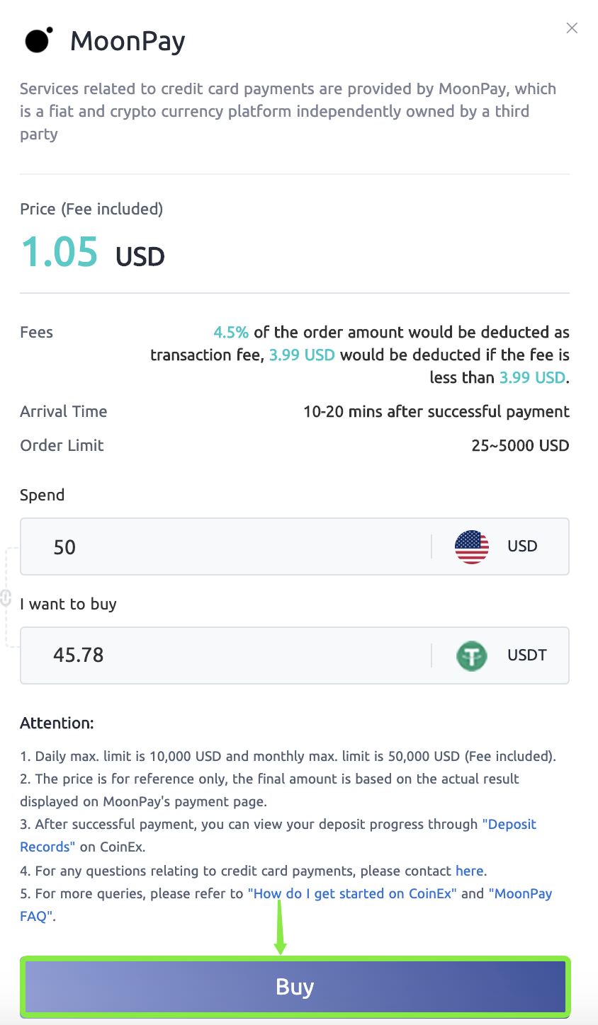 money order to buy crypto